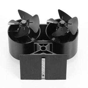 8 Blade Double Mini Heat Powered Stove Fan