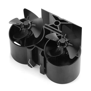8 Blade Double Mini Heat Powered Stove Fan