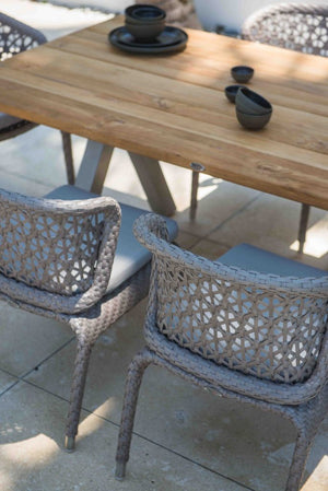 Skyline Design - Journey - 6 Seat Outdoor Dining Set with Alaska Teak Dining Table