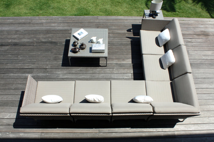 Skyline Design - Brafta - 6 Seat Outdoor Corner Lounge Set with Coffee and Side Table
