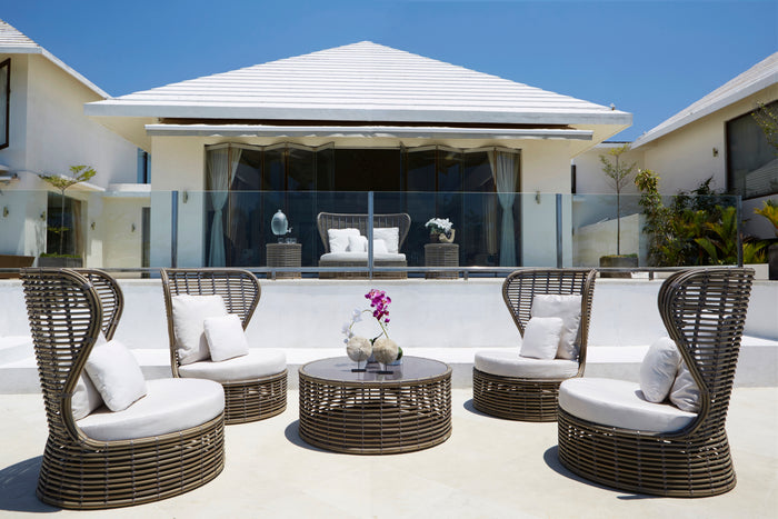 Skyline Design - Bakari - 4 Seat Outdoor Lounge Set with Coffee Table