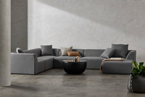 Blinde Design Circ M1 Concrete Coffee Table Graphite