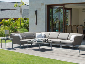 Skyline Design - Brafta - 6 Seat Outdoor Corner Lounge Set with Coffee and Side Table