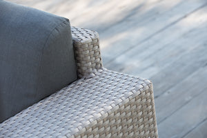 Skyline Design - Brando - Silver Walnut 7 Seat Outdoor Lounge Set with Coffee and Side Table