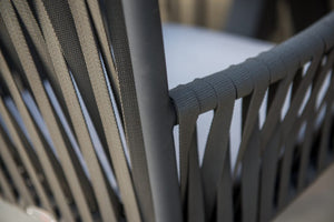 Skyline Design - Bowline - 8 Seat Outdoor Dining Set with Alaska Carbon Rectangle Dining Table