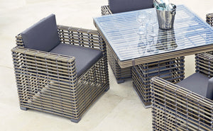 Skyline Design - Castries Kubu Mushroom Square 4-Seat Dining Table