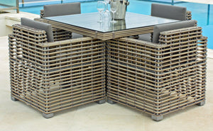 Skyline Design - Castries Kubu Mushroom Square 4-Seat Dining Table