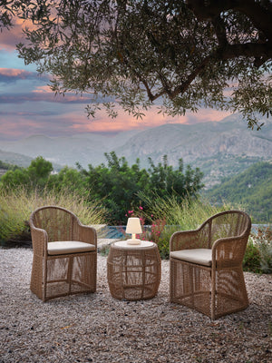 Skyline Design - Calyxto - 2 Seat Balcony Set with Round Side Table