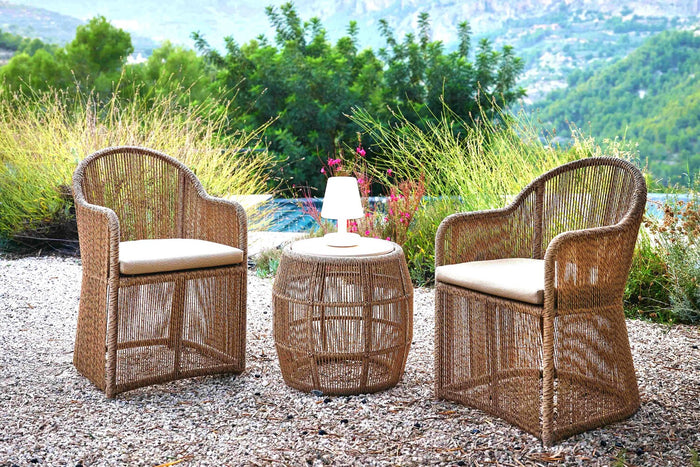 Skyline Design - Calyxto - 2 Seat Balcony Set with Round Side Table