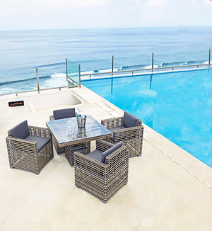 Skyline Design - Castries - 4 Seat Outdoor Dining Set