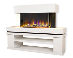 Celsi - Electriflame VR Media 750 Freestanding Suite white background