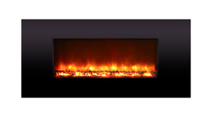 Celsi - Electriflame Fires -  XD 1300 Piano Black Wall Mounted Electric Fire on white background