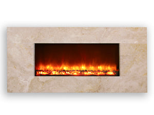 Celsi - Electriflame Fires -  XD 1300 Travertine Wall Mounted Electric Fire on white background