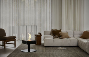 EcoSmart Fire Orbit Designer Fireplace Black