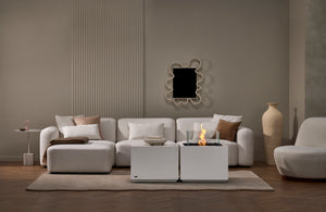 Blinde Design Cube 24 Concrete Coffee Table Bone