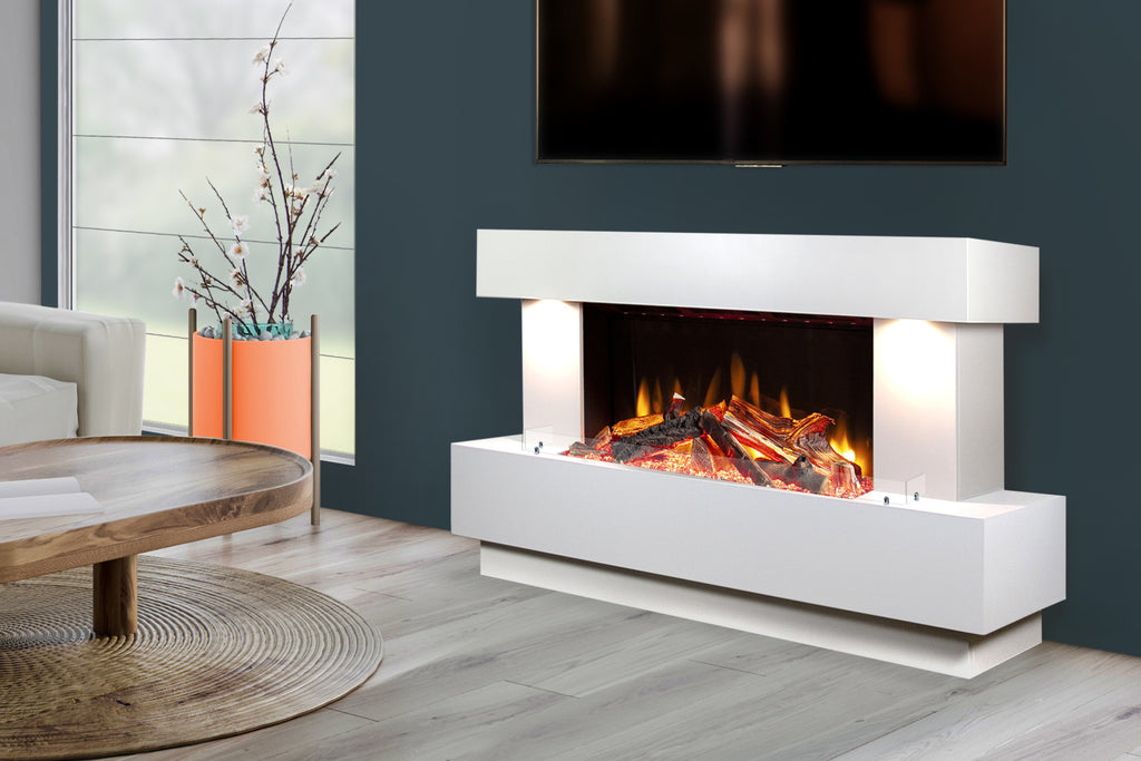 Celsi - Skyfall Suites - Illumia 800 Smooth White Freestanding Suites