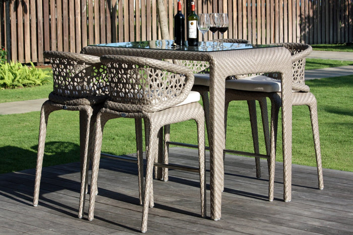 Skyline Design - Journey - 4 Seat Outdoor Bar Set with High Table