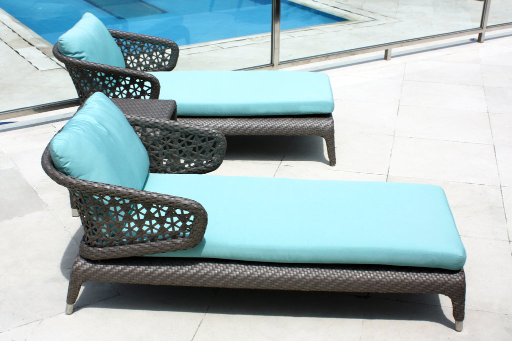 Skyline Design - Journey - 2 Seat Chaise Lounge Set with Side Table