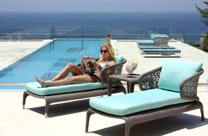 Skyline Design - Journey - 2 Seat Chaise Lounge Set with Side Table