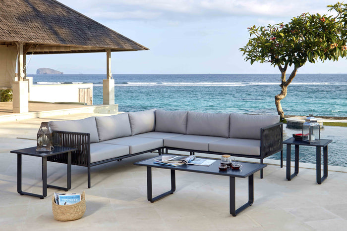 Skyline Design - Kitt - 5 Seat Outdoor Lounge Set With Horizon Coffee Table And Side Tables