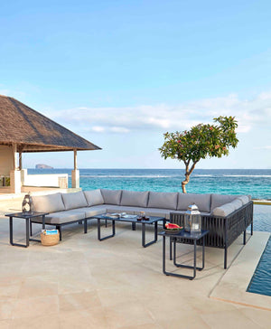 Skyline Design - Kitt - 9 Seat Outdoor Lounge Set With Horizon Coffee Table And Side Tables