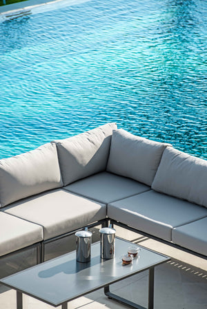 Skyline Design - Kitt - 5 Seat Outdoor Lounge Set With Horizon Coffee Table And Side Tables