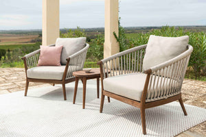 Skyline Design - Legna - 3 Seat Outdoor Lounge Set with Side Tables