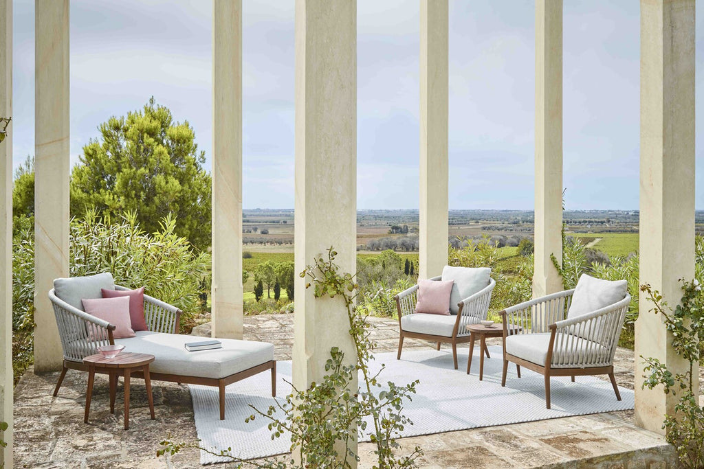 Skyline Design - Legna - 3 Seat Outdoor Lounge Set with Side Tables