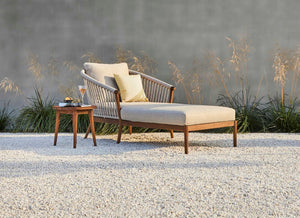 Skyline Design - Legna - 2 Seat Chaise Lounge Set with Side Table