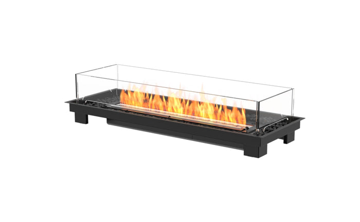 EcoSmart Fire Linear 50 Gas Fire Pit Kit Black