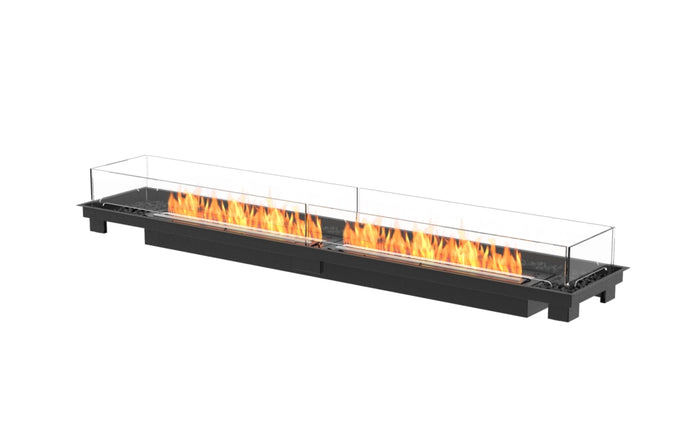 EcoSmart Fire Linear 90 Gas Fire Pit Kit Black
