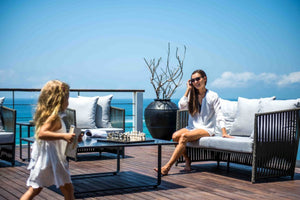 Skyline Design - Milano - 7 Seat Outdoor Lounge Set With Horizon Coffee and Side Table