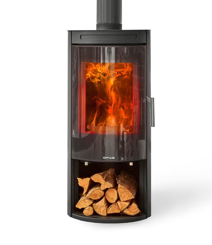 Opus - Melody GLS SE - 5kW DEFRA Approved Wood Burning Stove With Glass Door & Log Store