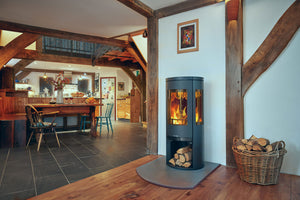 Opus - Trio LS - 5kW Wood Burning Stove With Log Store