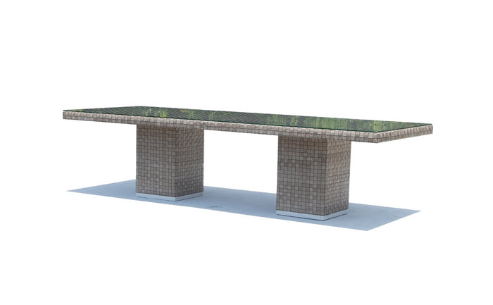Skyline Design - Pacific Sea Shell Rectangle 6-Seat Dining Table