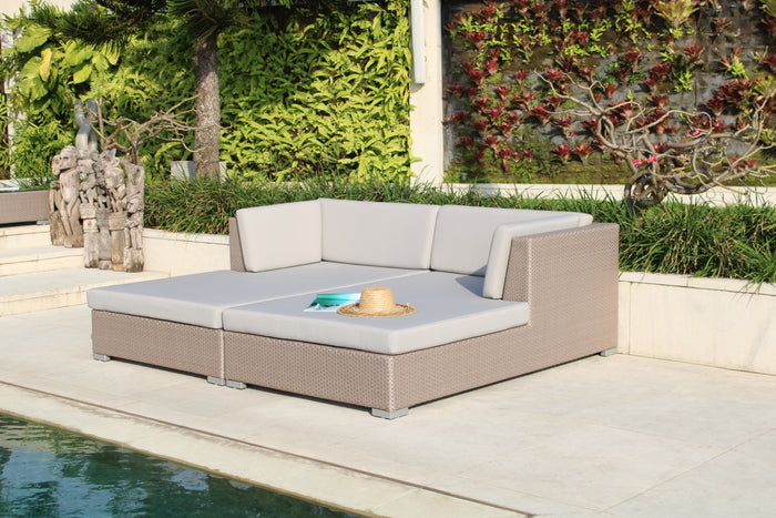 Skyline Design - Pacific -  2 Seat Outdoor Chaise Lounge Set