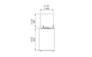 EcoSmart Fire Pop 3T Designer Fireplace