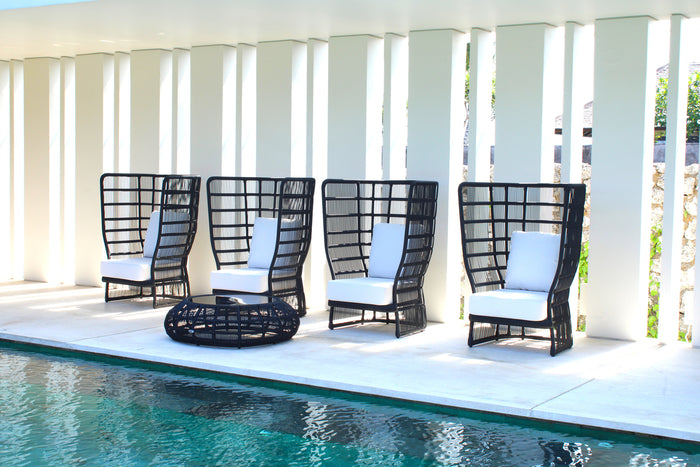 Skyline Design - Spa -  4 Seat Outdoor Lounge Set with Coffee Table