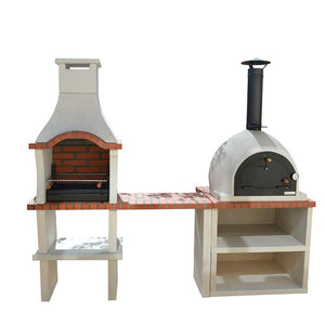 Xclusive Decor Springfield Outdoor Kitchen Pizza Oven BBQ Grill Luxury Stoves