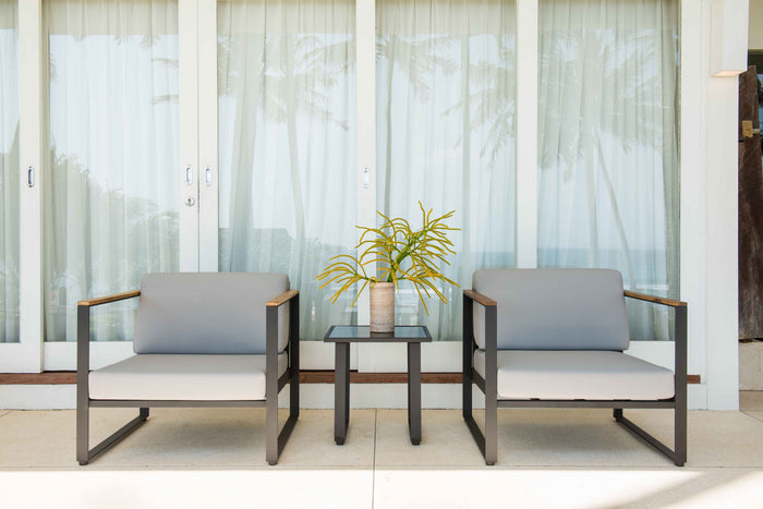 Skyline Design - Taymar - 2 Seat Balcony Set With Horizon Side Table