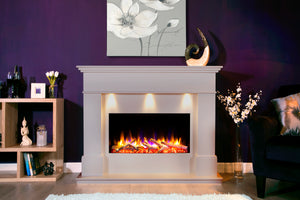 Celsi - Ultiflame VR Adour Elite Illumia 33" - Smooth Mist Freestanding Suite