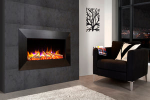 Celsi - Ultiflame Fires -  VR Instinct 33" Black Wall Inset Electric Fire