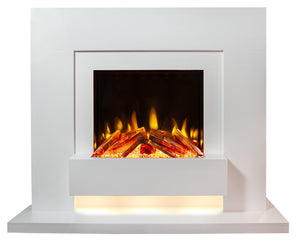 Celsi - Luminaire Suites - S-600 Illumia Smooth White Freestanding Suites white background