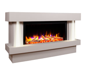 Celsi - Ultiflame VR Orbital 800 Illumia - Smooth Mist Freestanding Suite on white background