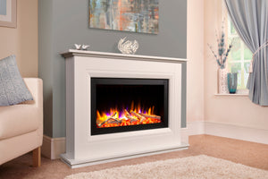 Celsi - Ultiflame VR Vega 33" - Smooth White Freestanding Suite