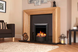 Celsi - Ultiflame Fires - VR Essence Black Hearth Mounted Electric Fire