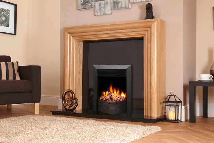Celsi - Ultiflame Fires - VR Essence Black Hearth Mounted Electric Fire