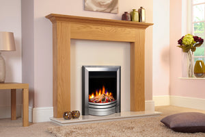Celsi - Ultiflame Fires - VR Frontier Silver Hearth Mounted Electric Fire