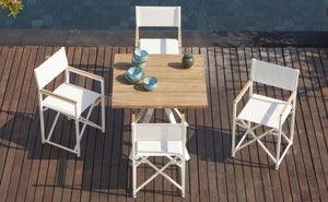Skyline Design - Nautic White 4-Seat Square Dining Table