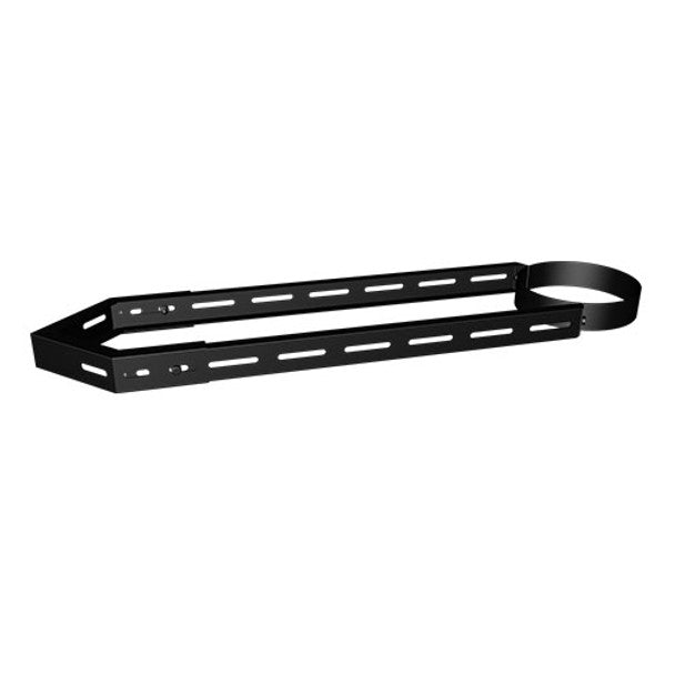 6” Insulated Twin Wall - Corner Wall Bracket - Matt Black